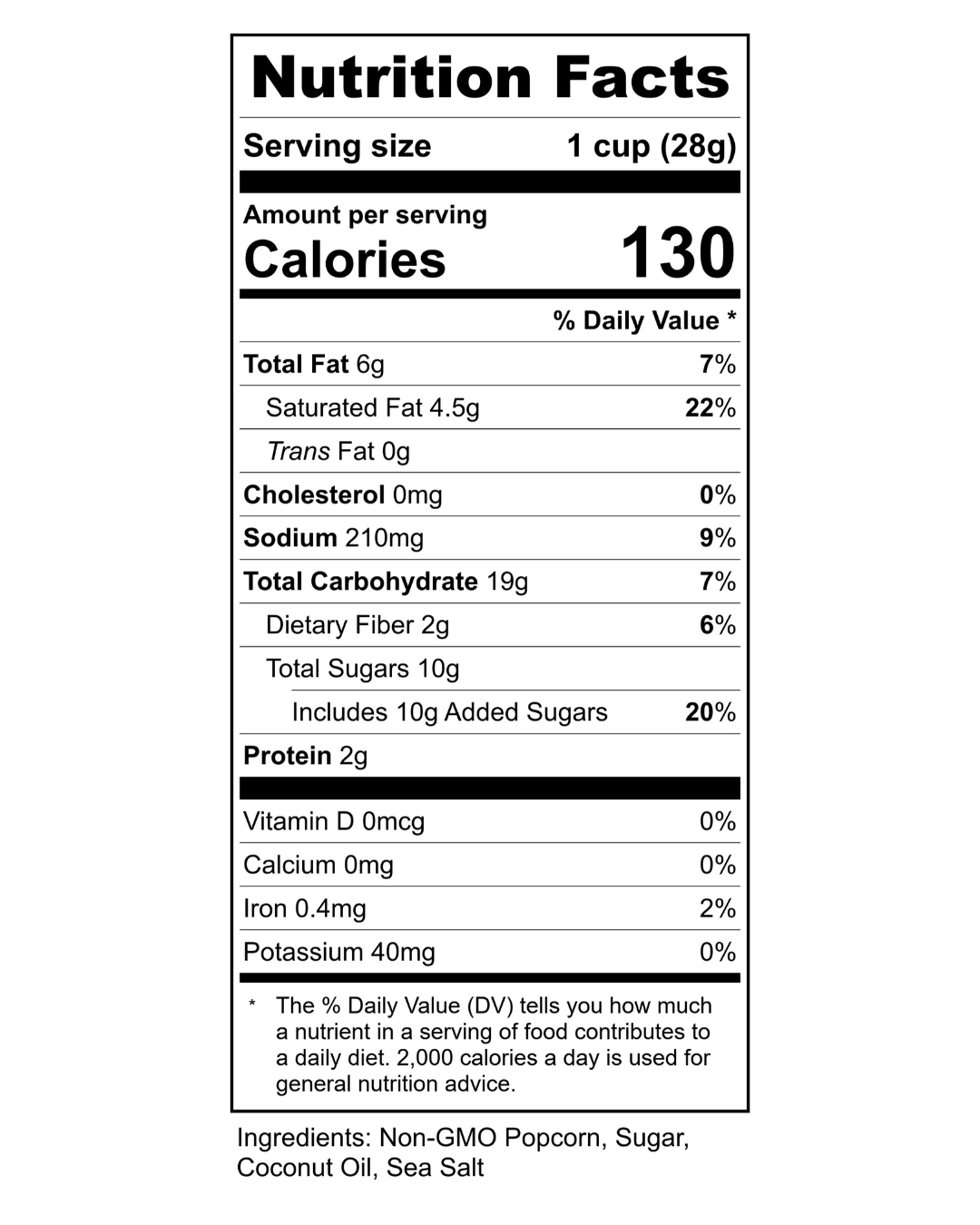 Kettle Corn Popcorn