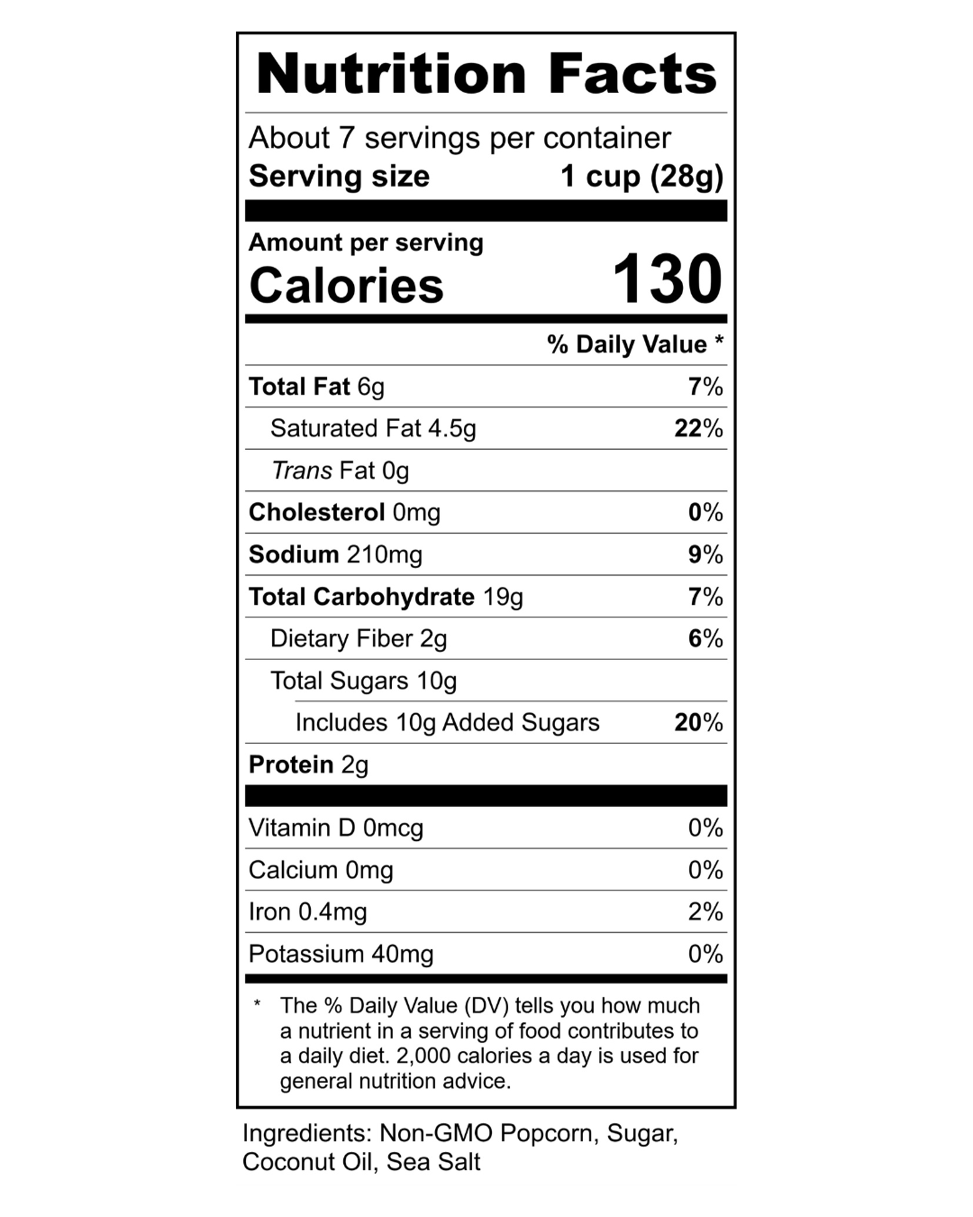 Kettle Corn Popcorn