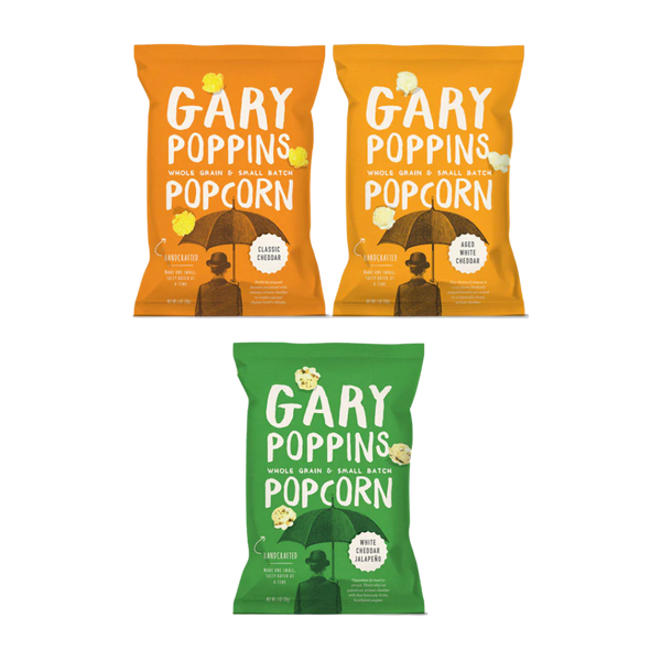 Cheese Lovers Collection – Gary Poppins Popcorn